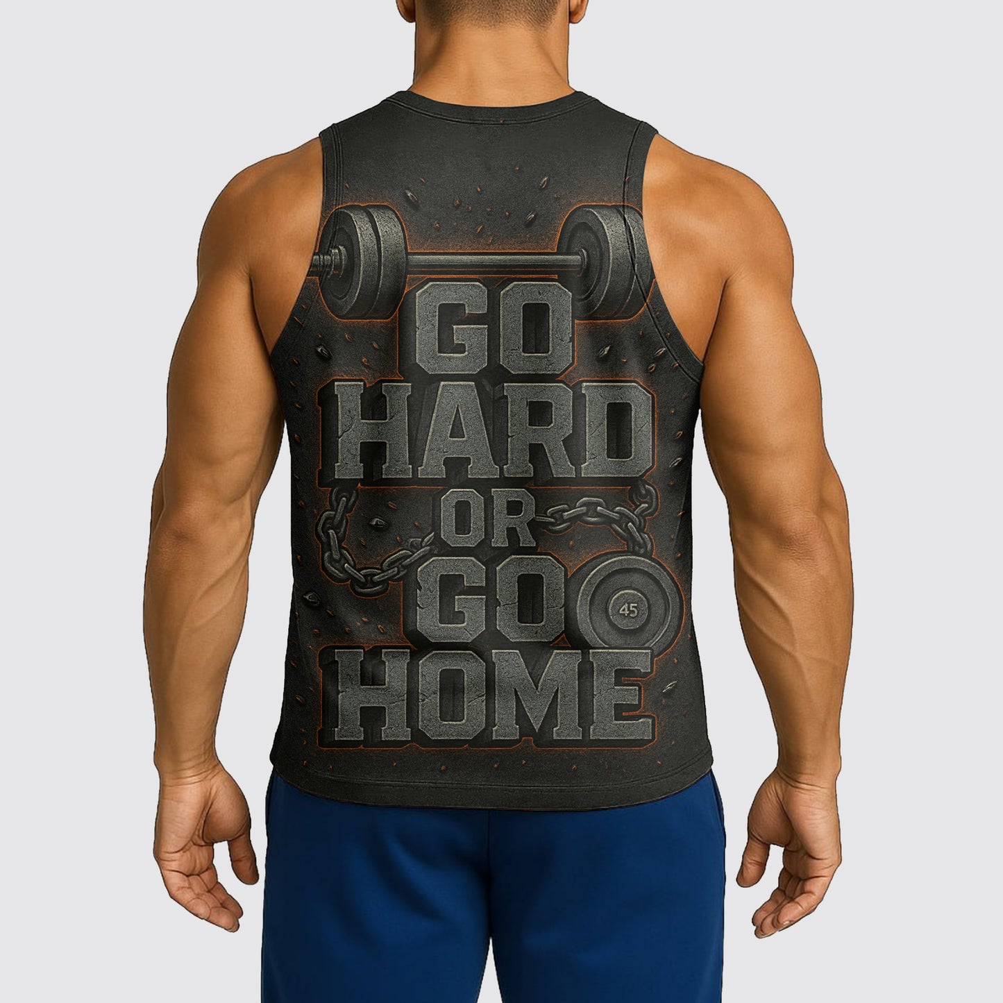 Ultimate Gym Tank Top for Men: Stay Cool and Comfy During Intense Workouts- AA07450