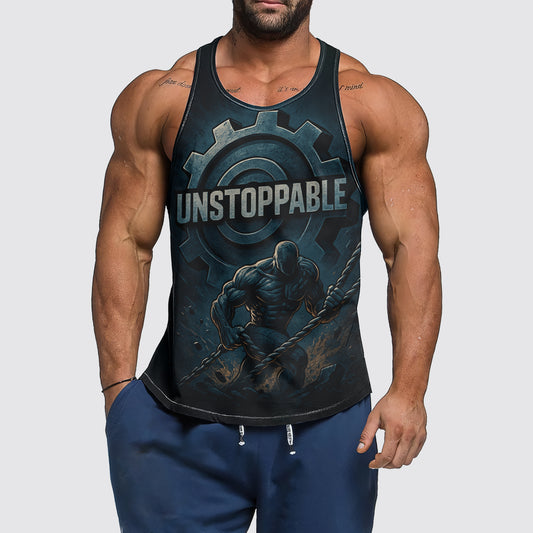 Ultimate Gym Tank Top for Men: Stay Cool and Comfy During Intense Workouts- AA07456