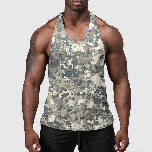 StealthFlex Camo Tank Top- Performance Fit for Bodybuilders- AA07457