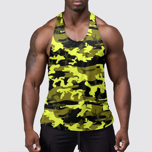 StealthFlex Camo Tank Top- Performance Fit for Bodybuilders- AA07496
