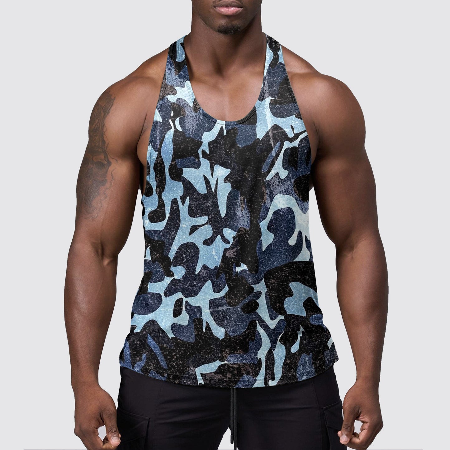 StealthFlex Camo Tank Top- Performance Fit for Bodybuilders- AA07498