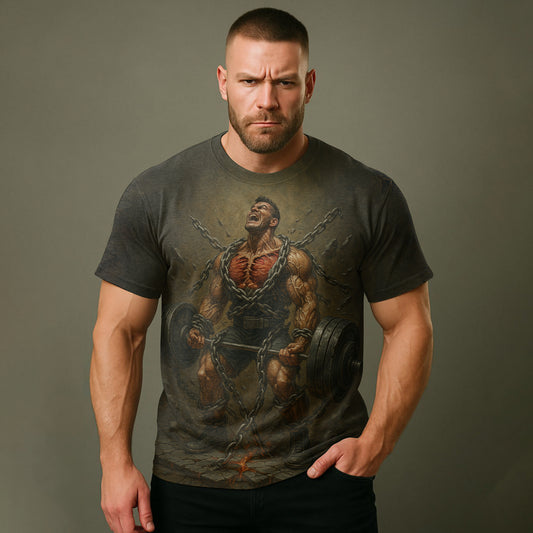 Ultimate Gym T-shirt for Men: Stay Cool and Comfy During Intense Workouts- AA07504