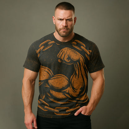 Ultimate Gym T-shirt for Men: Stay Cool and Comfy During Intense Workouts- AA07513