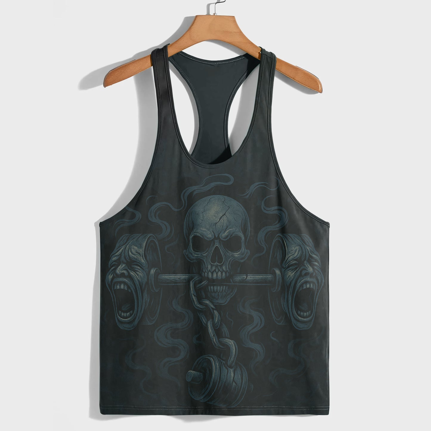 Skull 3D Racerback Tank Top- AA07562