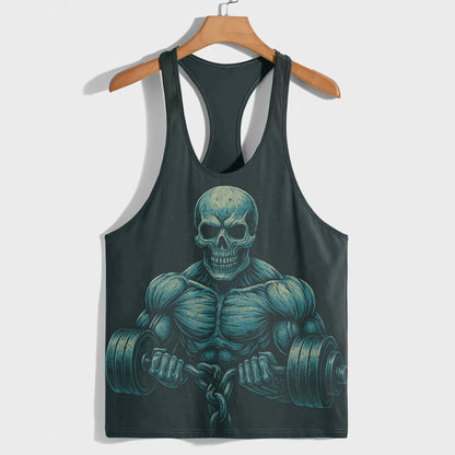 Skull 3D Racerback Tank Top- AA07565