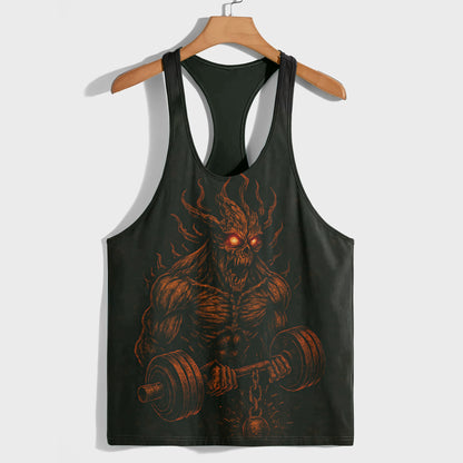 Skull 3D Racerback Tank Top- AA07566