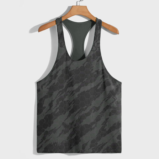 Camo Racerback Tank Top – Tactical Strength for Bodybuilders- AA07570