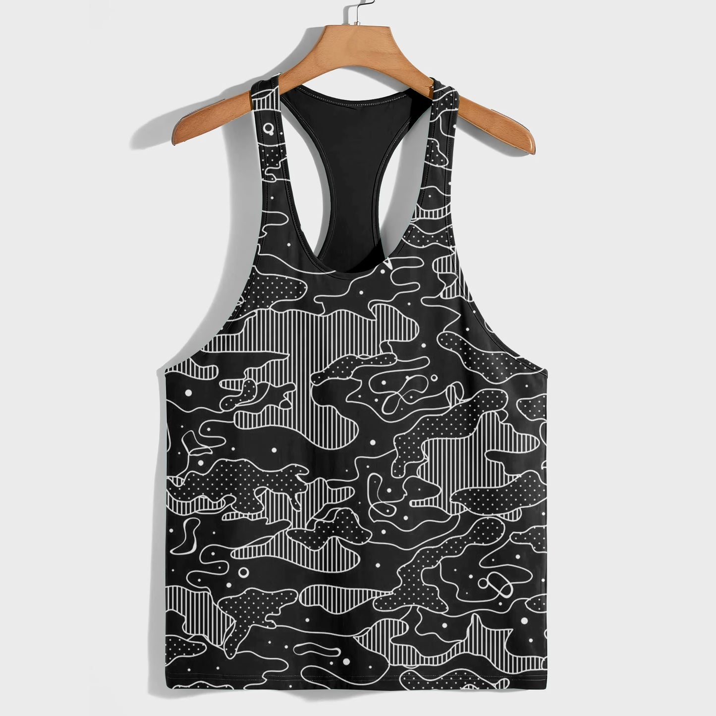 Camo Racerback Tank Top – Tactical Strength for Bodybuilders- AA07575
