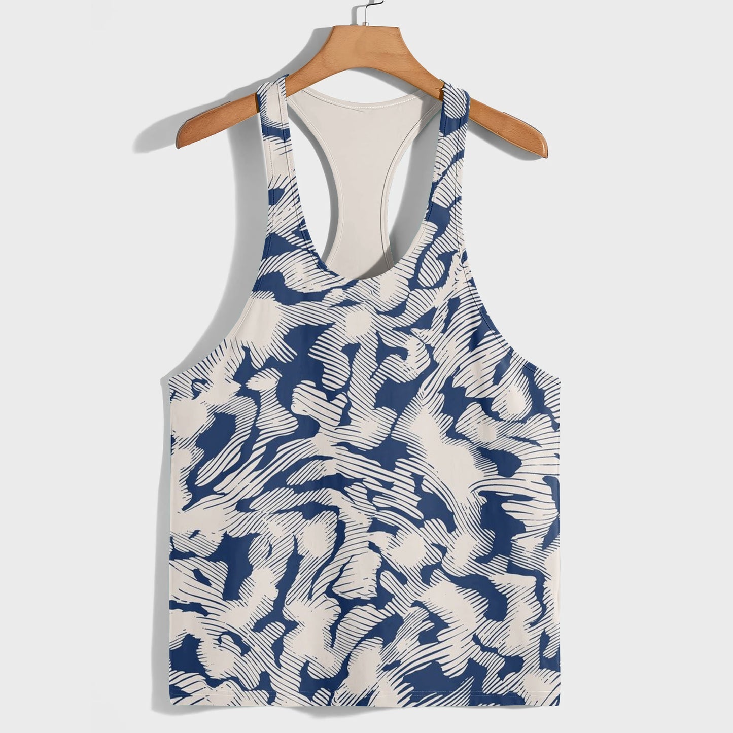 Camo Racerback Tank Top – Tactical Strength for Bodybuilders- AA07576