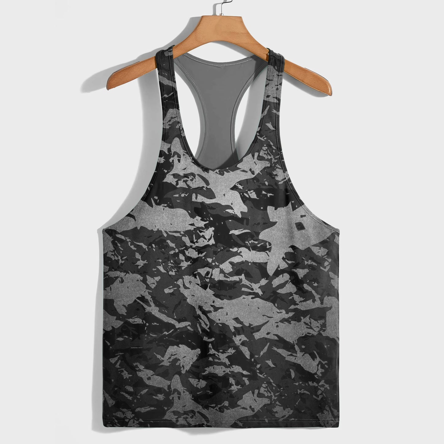 Camo Racerback Tank Top – Tactical Strength for Bodybuilders- AA07578