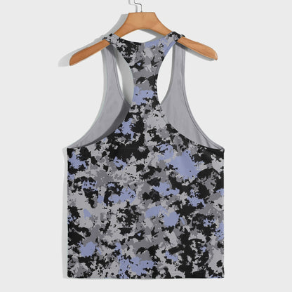 Camo Racerback Tank Top – Tactical Strength for Bodybuilders- AA07579