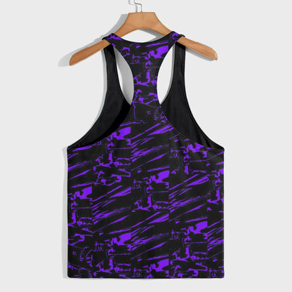 Camo Racerback Tank Top – Tactical Strength for Bodybuilders- AA07582