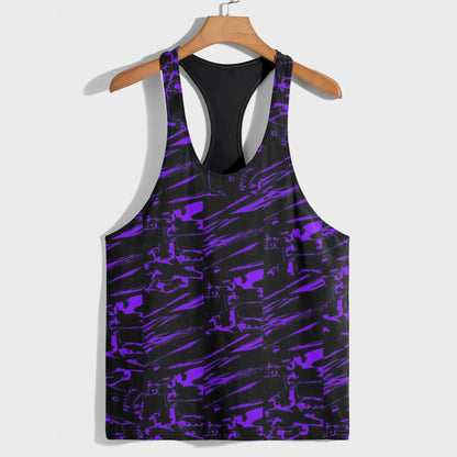 Camo Racerback Tank Top – Tactical Strength for Bodybuilders- AA07582