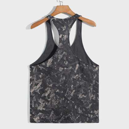 Camo Racerback Tank Top – Tactical Strength for Bodybuilders- AA07583
