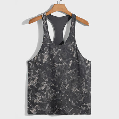 Camo Racerback Tank Top – Tactical Strength for Bodybuilders- AA07583