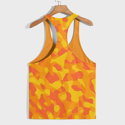 Camo Racerback Tank Top – Tactical Strength for Bodybuilders- AA07595