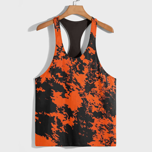 Camo Racerback Tank Top – Tactical Strength for Bodybuilders- AA07596