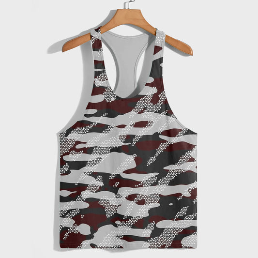 Camo Racerback Tank Top – Tactical Strength for Bodybuilders- AA07597
