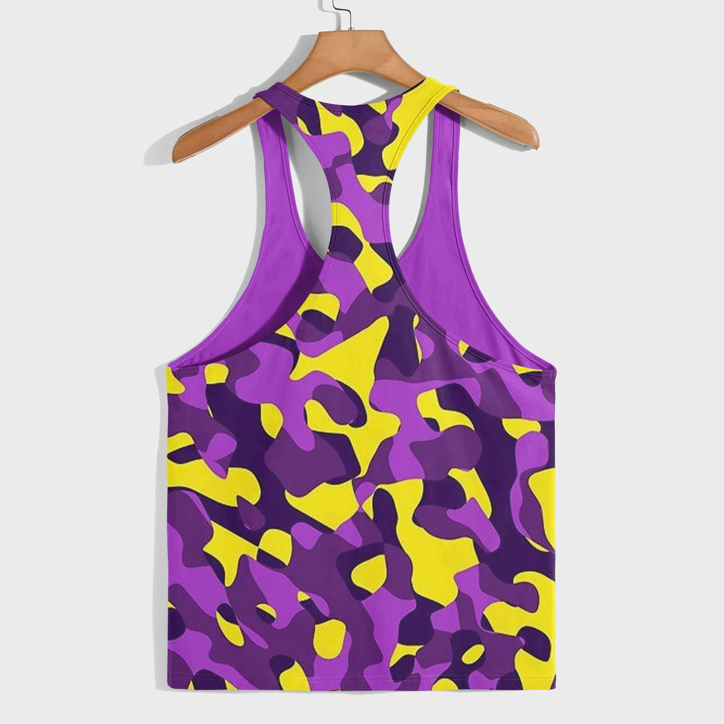 Camo Racerback Tank Top – Tactical Strength for Bodybuilders- AA07599