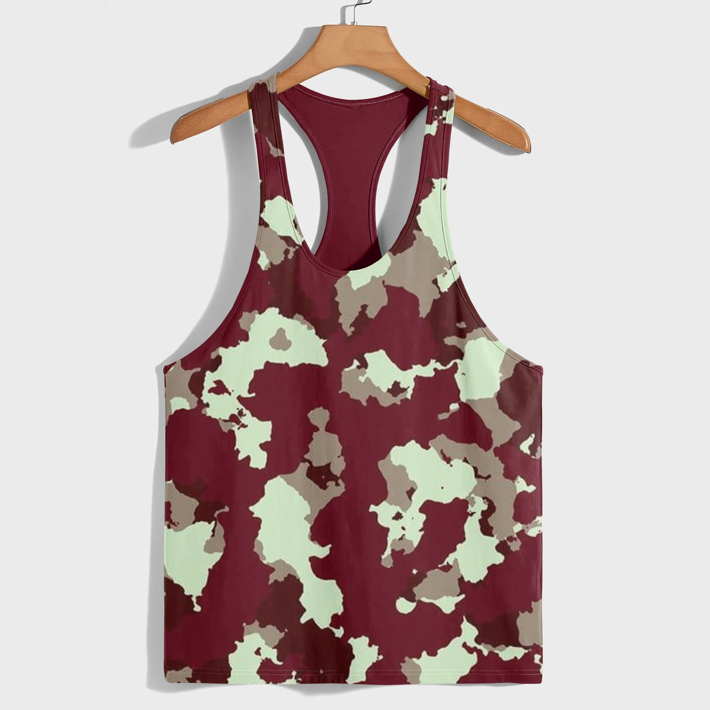 Camo Racerback Tank Top – Tactical Strength for Bodybuilders- AA07600