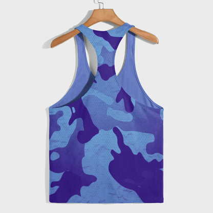 Camo Racerback Tank Top – Tactical Strength for Bodybuilders- AA07603