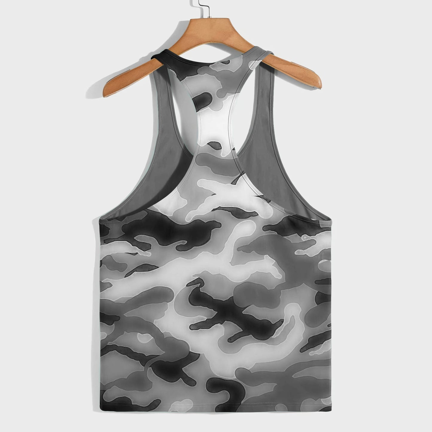 Camo Racerback Tank Top – Tactical Strength for Bodybuilders- AA07604