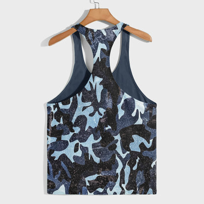 Camo Racerback Tank Top – Tactical Strength for Bodybuilders- AA07608