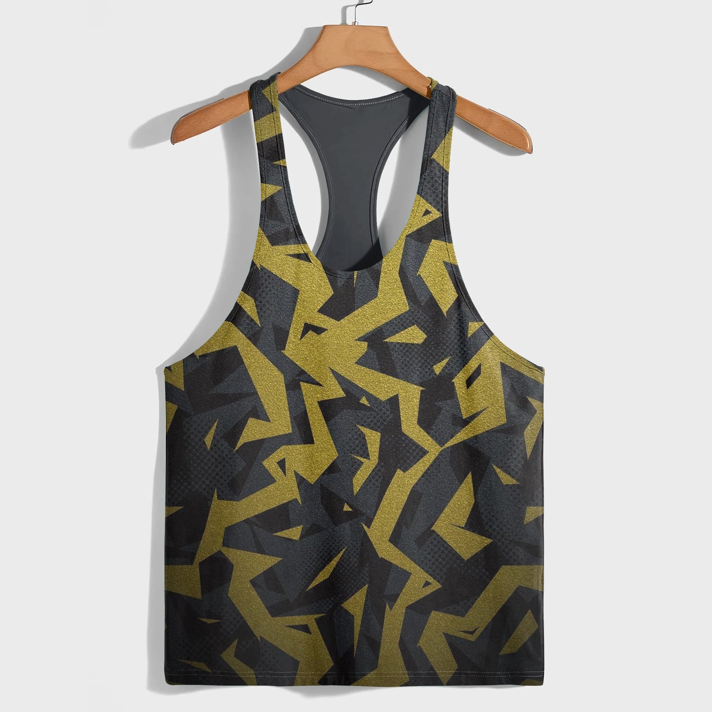 Camo Racerback Tank Top – Tactical Strength for Bodybuilders- AA07613