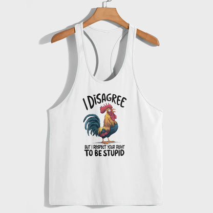 Funny Meme Racerback Tank Top- AA07626