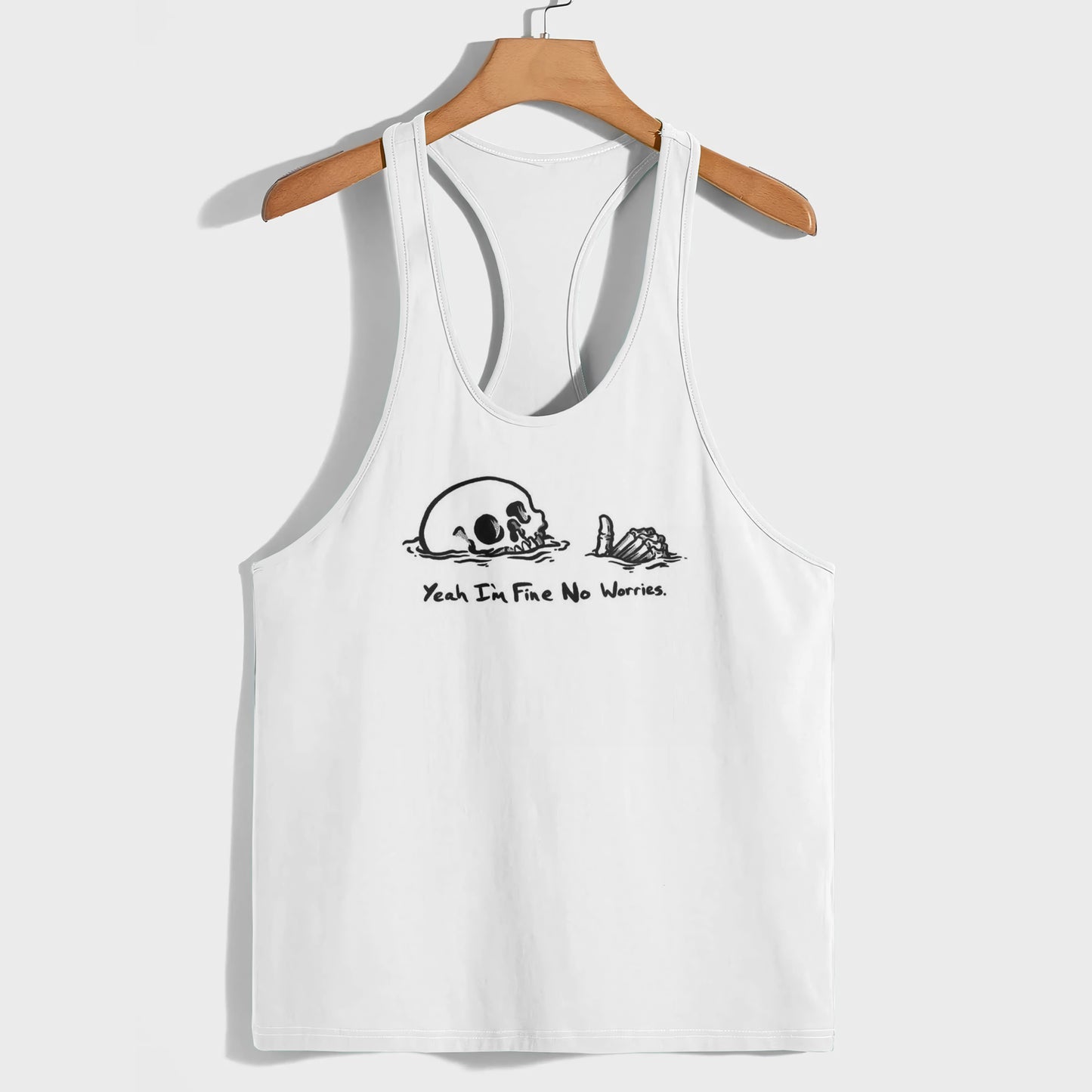 Funny Meme Racerback Tank Top- AA07654
