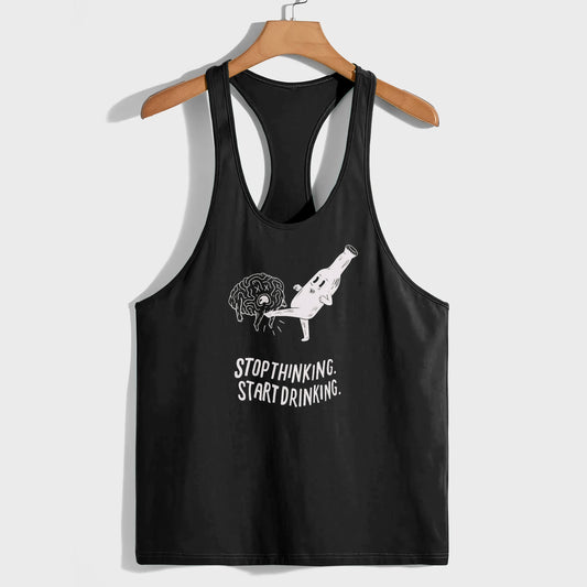 Funny Meme Racerback Tank Top- AA07676