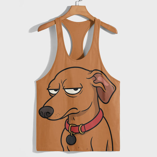 Funny Meme Racerback Tank Top- AA07683