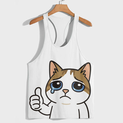 Funny Meme Racerback Tank Top- AA07687