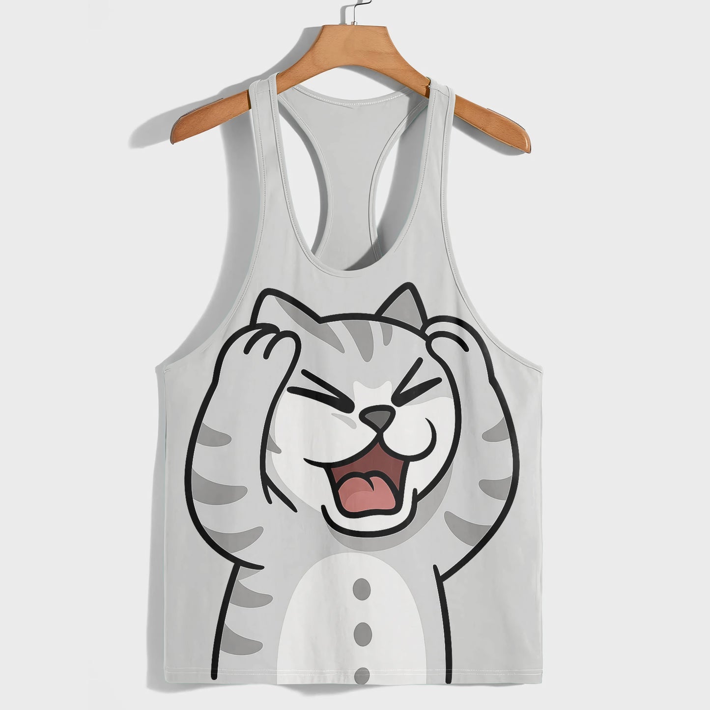 Funny Meme Racerback Tank Top- AA07690