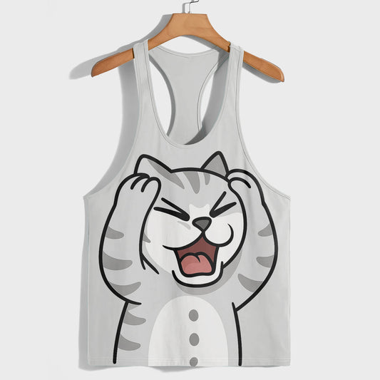 Funny Meme Racerback Tank Top- AA07690