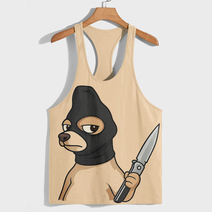 Funny Meme Racerback Tank Top- AA07691