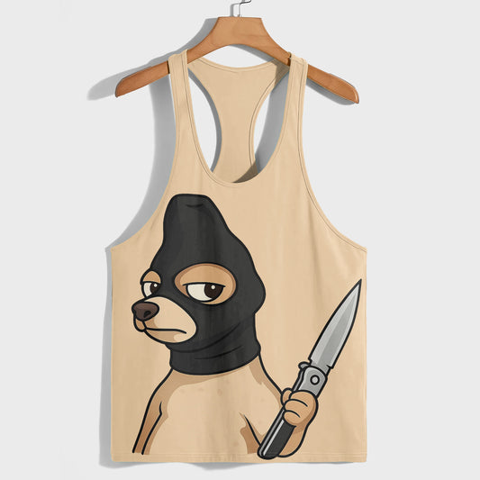 Funny Meme Racerback Tank Top- AA07691