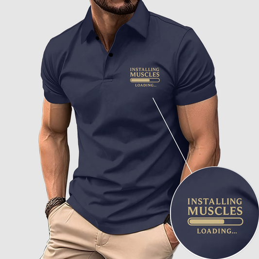 FlexFit Gym Polo Shirt: Performance & Style in Motion- AA07776