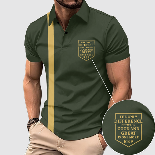 FlexFit Gym Polo Shirt: Performance & Style in Motion- AA07783