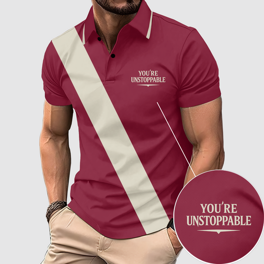 FlexFit Gym Polo Shirt: Performance & Style in Motion- AA07789