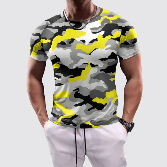 Camo Tight-Fitting Tee- AA07803