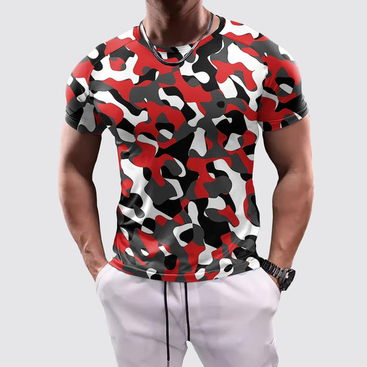 Camo Tight-Fitting Tee- AA07804
