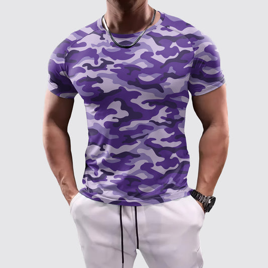 Camo Tight-Fitting Tee- AA07805