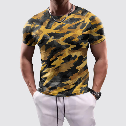 Camo Tight-Fitting Tee- AA07807