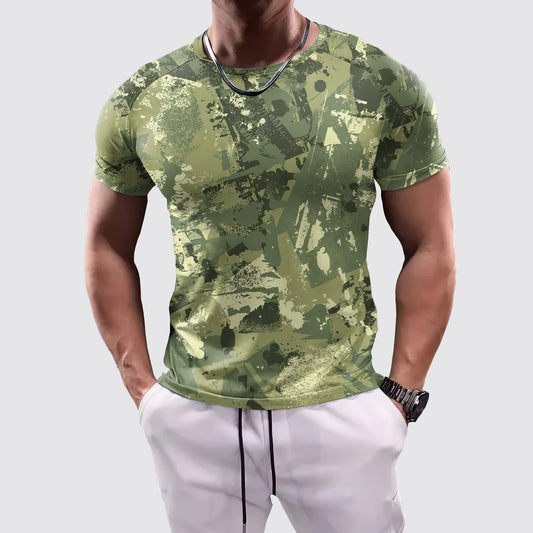 Camo Tight-Fitting Tee- AA07809