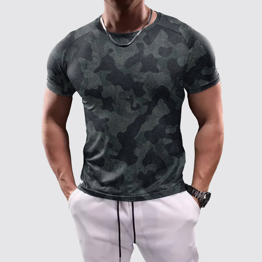 Camo Tight-Fitting Tee- AA07816
