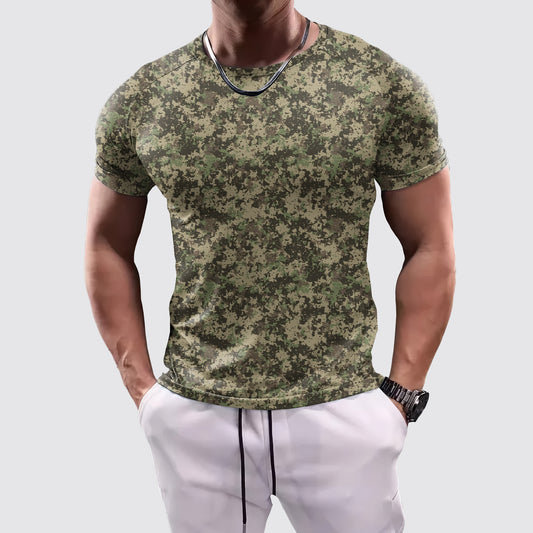 Camo Tight-Fitting Tee- AA07823