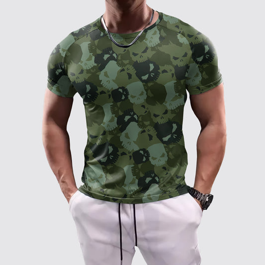 Camo Tight-Fitting Tee- AA07824