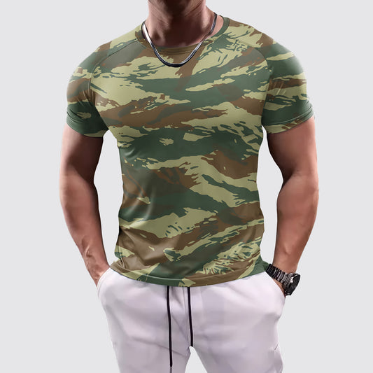 Camo Tight-Fitting Tee- AA07827