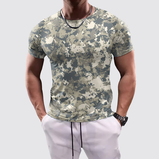 Camo Tight-Fitting Tee- AA07832